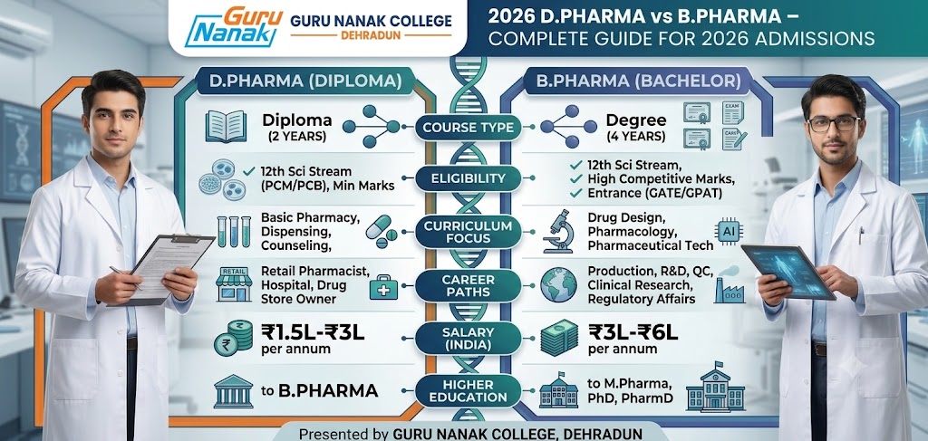 D.Pharma vs B.Pharma
