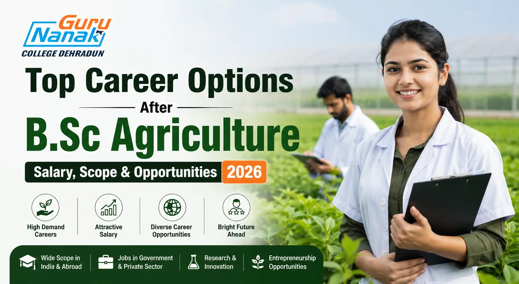 Career Options After B.Sc Agriculture
