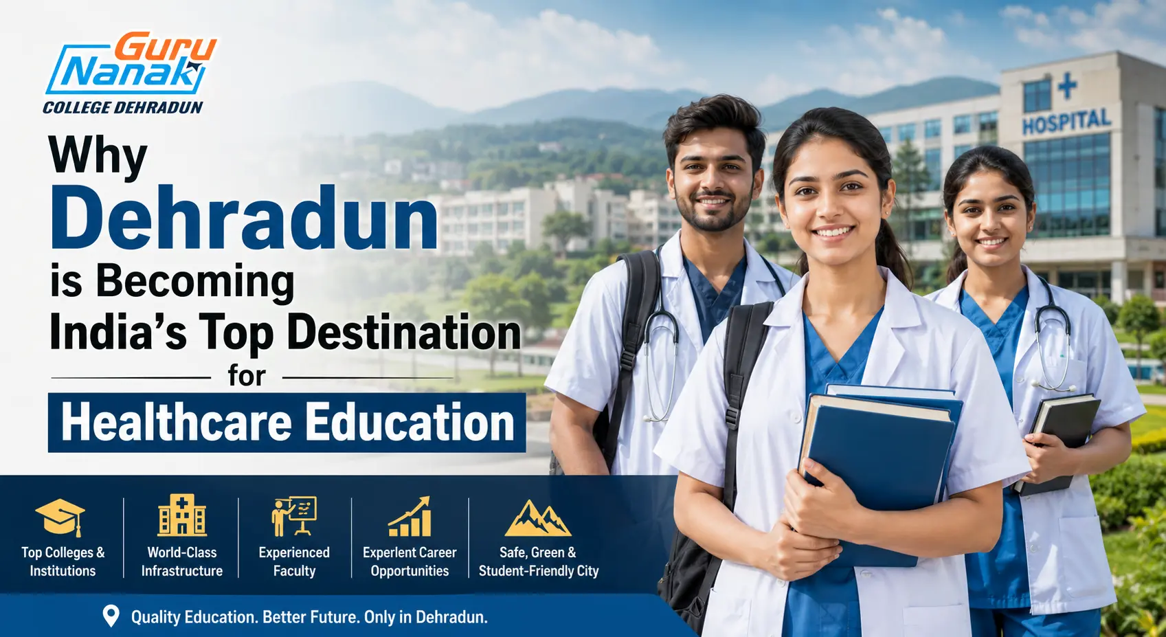 Why Dehradun is Becoming India's Top Destination for Healthcare Education Guru Nanak College Dehradun